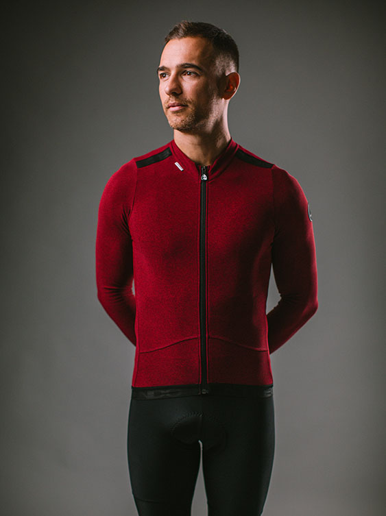 THERMISCHE SHIRT BOMBER - ROOD